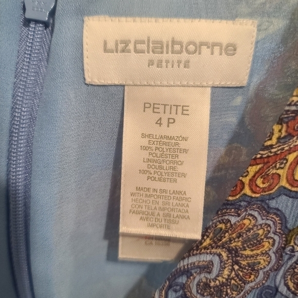 Liz Claiborne size 4 petite Dress - Picture 8 of 10